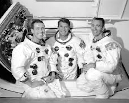 First manned Apollo mission