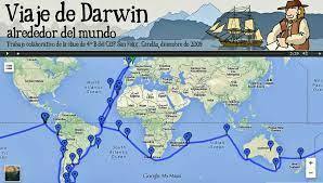 Los viajes de Charles Darwin