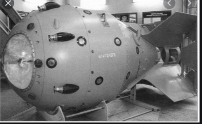 Soviets detonate an atomic bomb