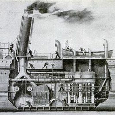 Timeline: Motor de vapor
