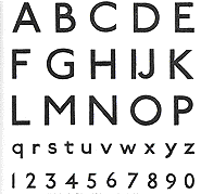 Sans-serif Type Design