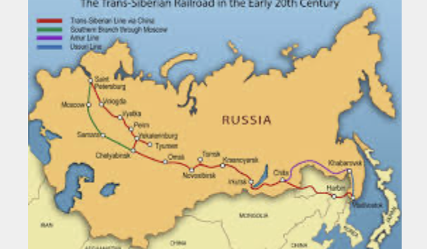 Russia’s Trans-Siberian Railroad was completed