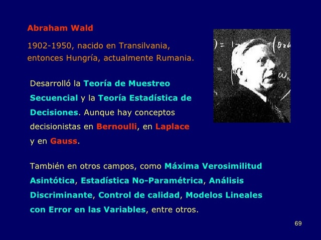 Desarrollador de Teorías Estadísticas