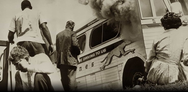 The Freedom Riders started riding buses