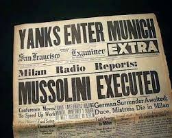 Mussolini Captured and Executed