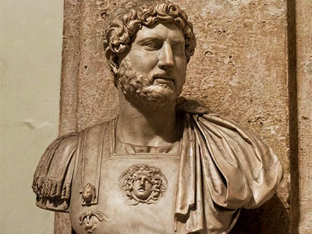 Emperor Hadrian builds a wall