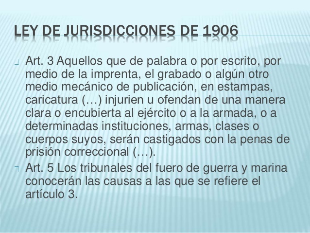 Ley de Jurisdicciones