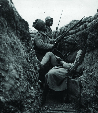 Western Front often used trench lines, which were widely used for security, and to push forward