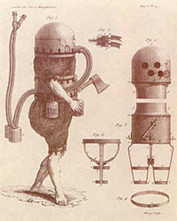 First Diving Suit