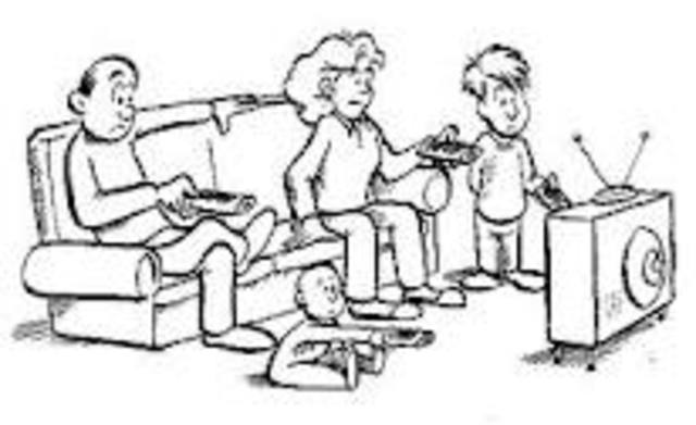 My family and I watch TV