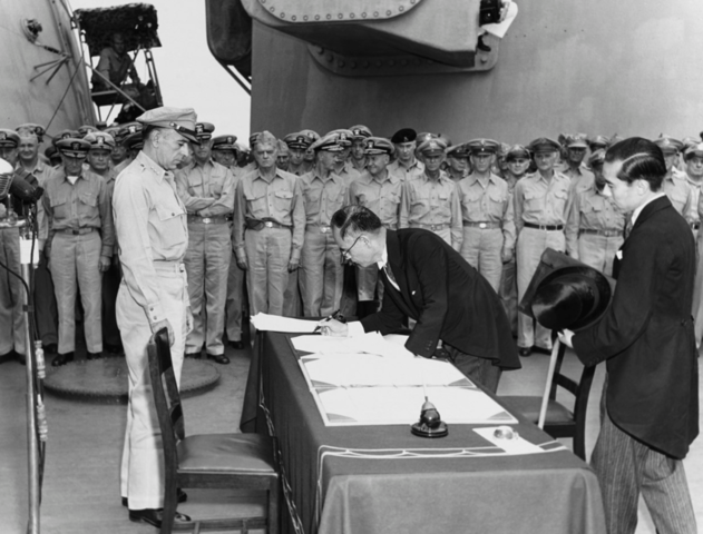 Emperor announces Japan’s surrender