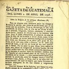 1729 LA GACETA DE GUATEMALA