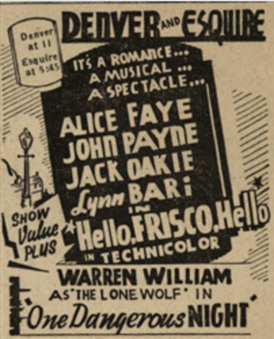 Hello, Frisco, Hello