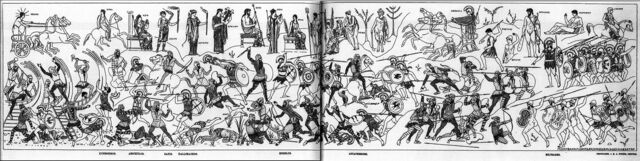 Los griegos derrotan a los persas en Maraton