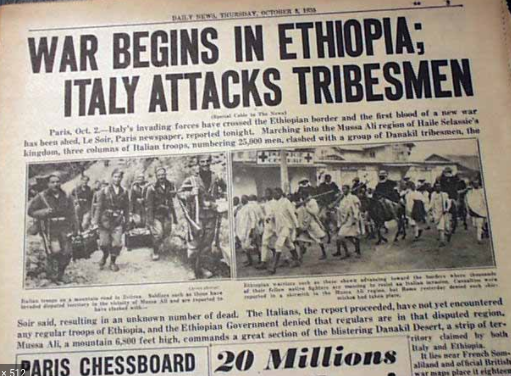Italian invasion of Ethiopia