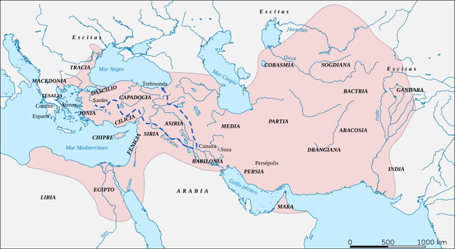 Los diez mil conducidos por Jenofonte regresan sanos y salvos a su patria saliendo de territorio Persa