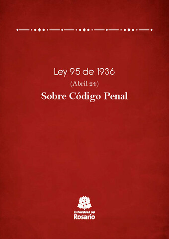 Código Penal Colombiano de 1936