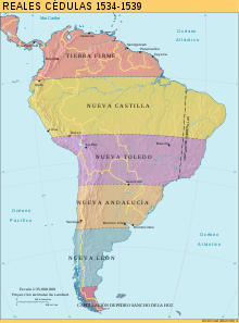 Els espanyols arriben a territori argentí