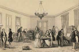 Tertulia en Santiago. La Burguesía de las Colonias