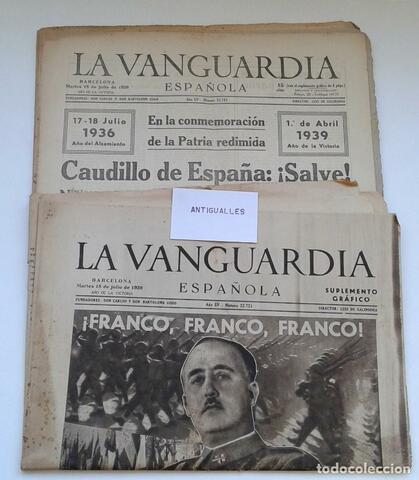 Victoria franquista en la guerra civil
