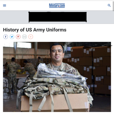 Timeline: Military Uniform History