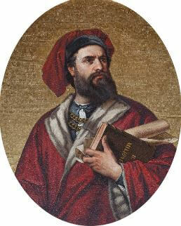 Marco polo inicia sus viajes a China.