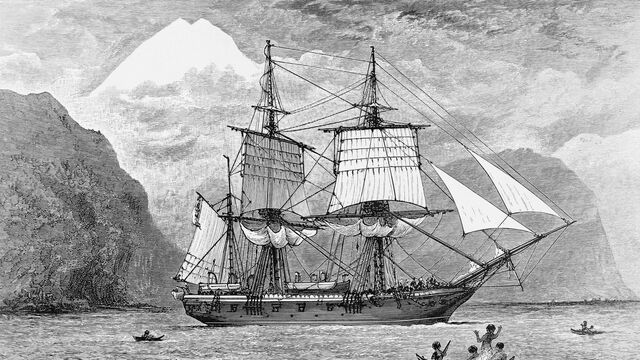 Darwin Sets Sail Aboard The HMS Beagle