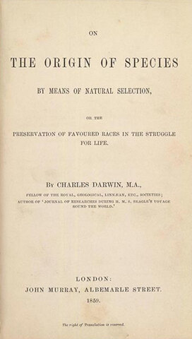 On the Origin of Species is Published