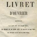 Instauration du livret ouvrier