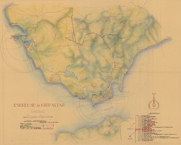 Franco bloquea el estrecho de Gibraltar.
