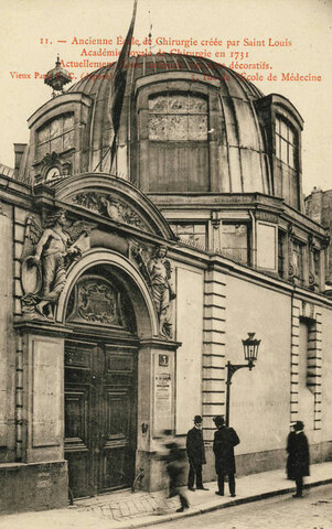 Se funda la academia de Cirugía de Francia