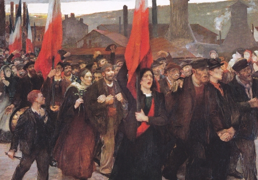 Jules Adler,  La huelga