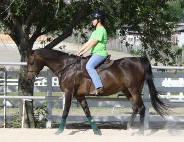 Me at Riding Lessons.