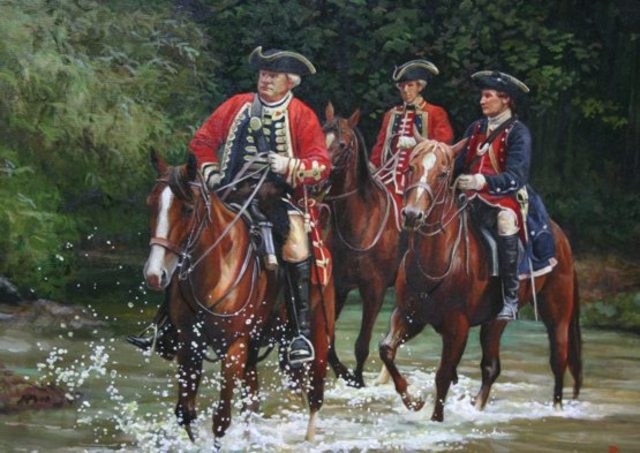 General Braddock brings troops to the colonies