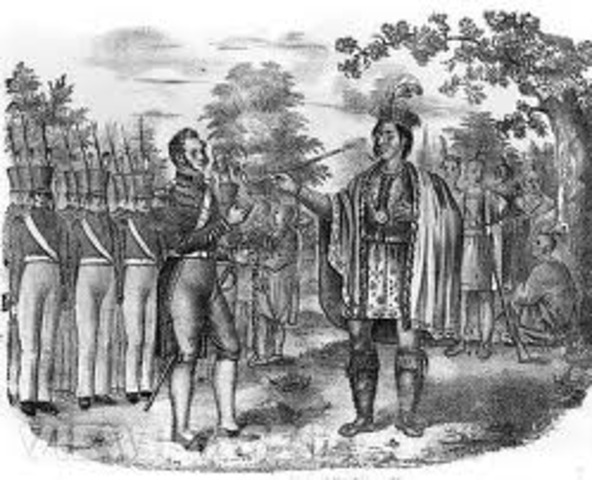 British and Indians sign