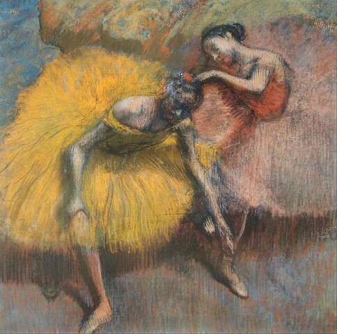 IMPRESSIONISME,Gis al pastel sobre papel, Edgar Degas, S. XIX