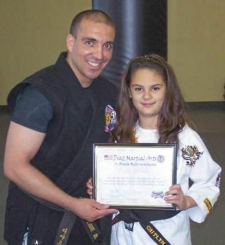 I Got my Jr. Black Belt.