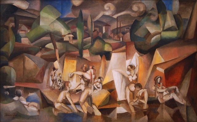 Les Baigneuses, Albert Gleizes, 1912