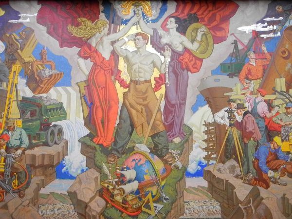 MURAL SOBRE LA JUSTÍCIA LABORAL