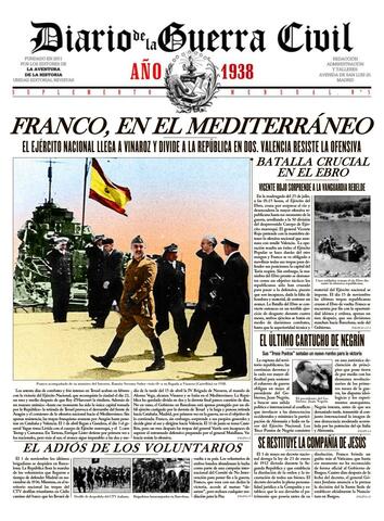 Llegada de las tropas de Franco al Mediterráneo