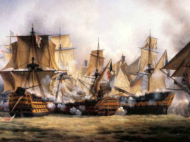 Battle of the Trafalgar red