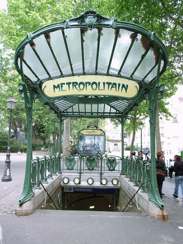 Estación de metro de París, Héctor Guimard