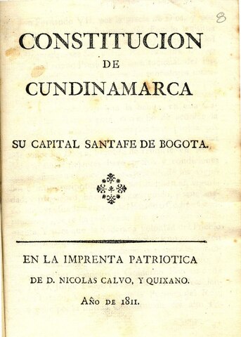 Constitución de la Provincia de Cundinamarca