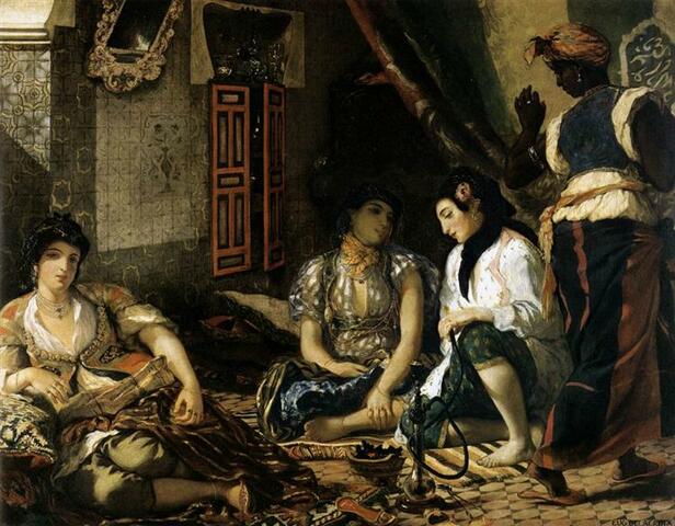 Mujeres de Argel- Eugène Delacroix