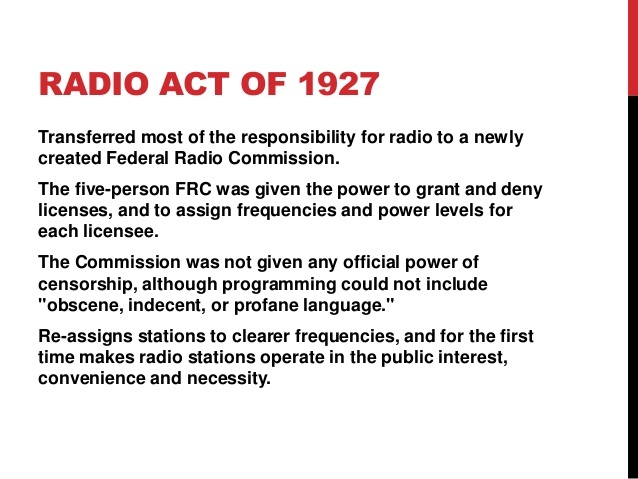 Radio Act of 1927