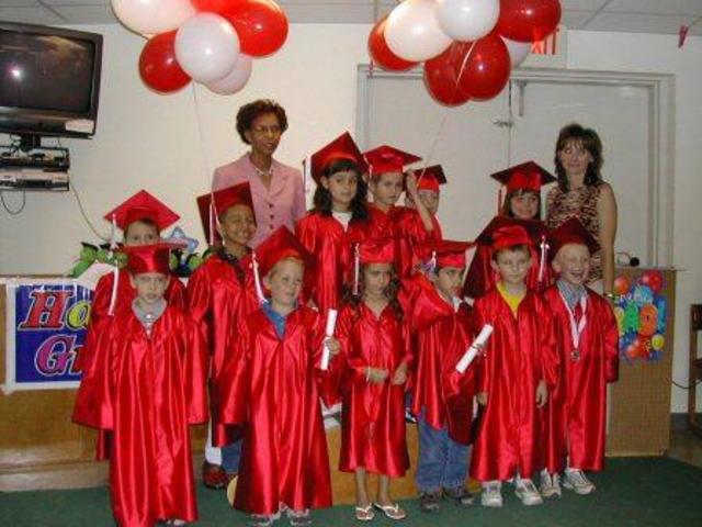 I graduated from pre-school
