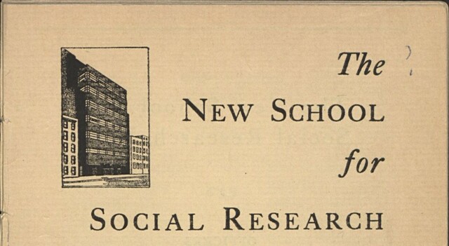 New School for Social Research Founded