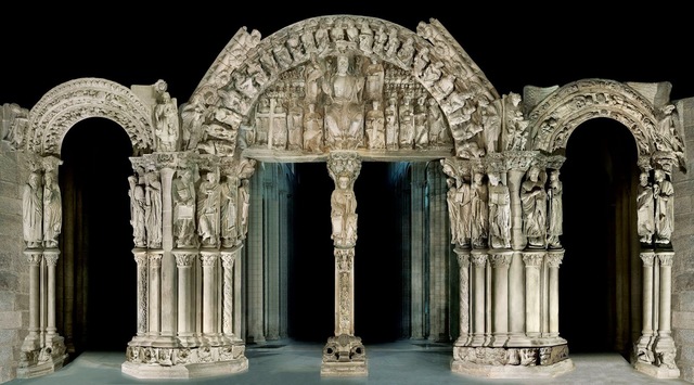 Arte románico: El pórtico de la gloria del maestro Mateo