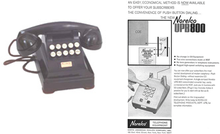 Telèfon amb polsador i digital 1963