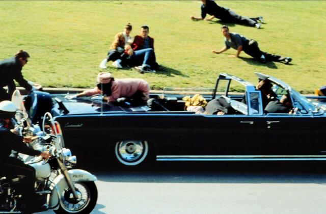John F. Kennedy is assassinated in Dallas, TX